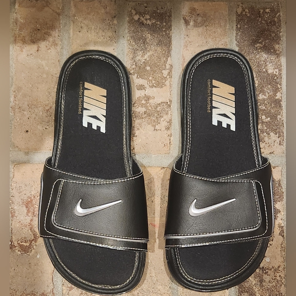 Nike Black Slide Sandals
